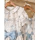 Mademoiselle Pearl Wandering Teapot Blouse Overdress Cape JSK and OPs(Reservation/2 Colours/Full Payment Without Shipping)
